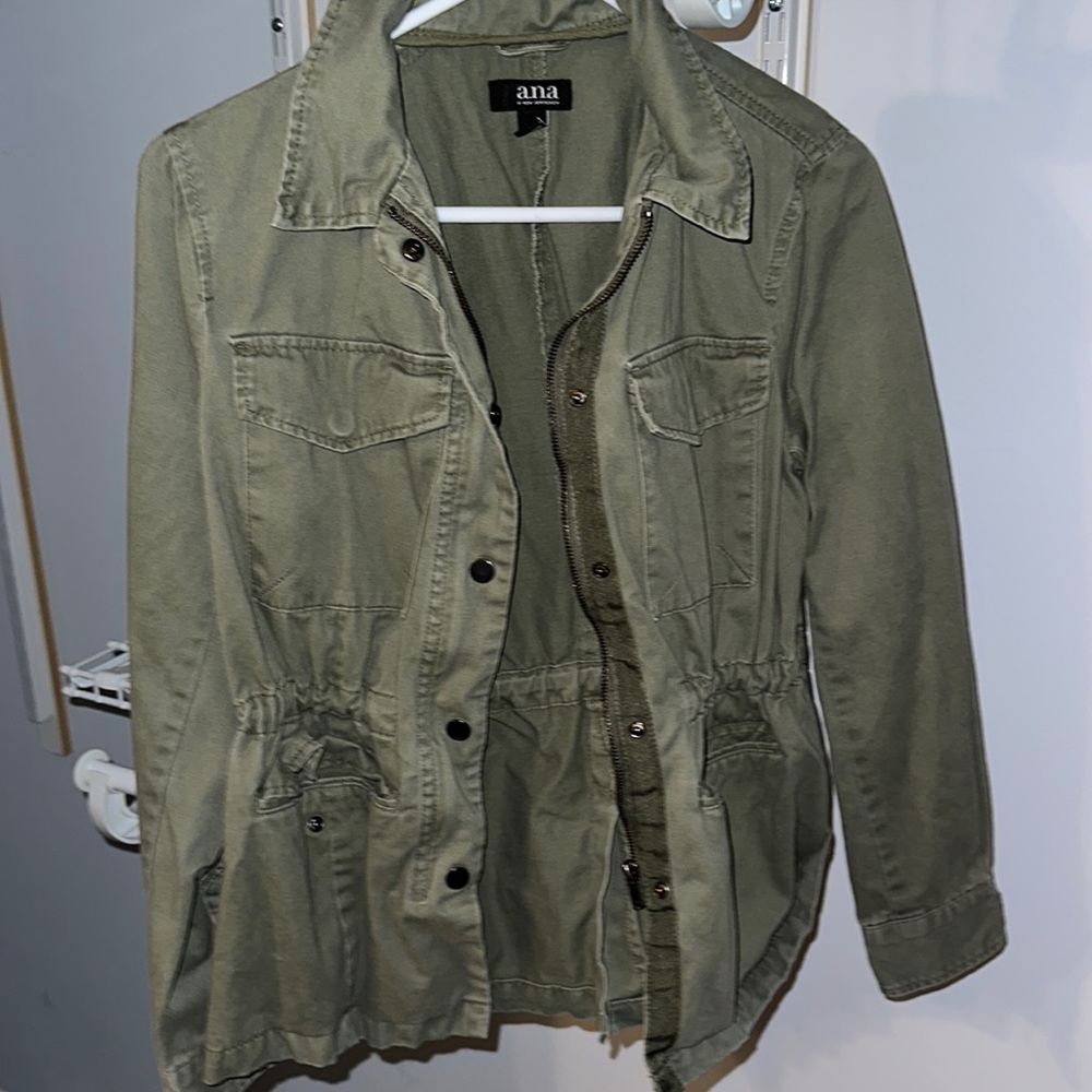 Green army jacket